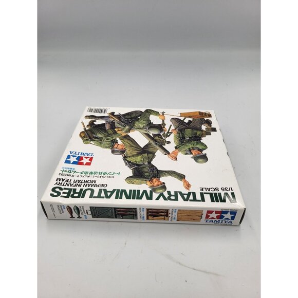 Tamiya Military Miniatures German Infantry Mortar Team 1/35 No. 193 - Sealed - Picture 4 of 5